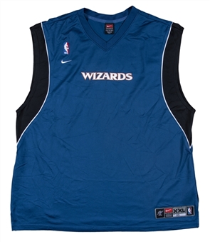 2002-03 Michael Jordan Game Worn Washington Wizards Sleeveless Shooting Shirt (George Koehler Michael Jordan Collection LOA)